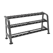 Стойка для гантелей профессиональная BRONZE GYM BR-1027, (15 пар)